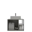 Gabinete para Banheiro 60cm com Cuba Nassau