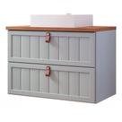 Gabinete Para Banheiro 80Cm 100% Mdf 1 Gaveta 1 Porta Basculante Sense Mgm Móveis Pistache/Freijo Gabinete Para Banheiro 80Cm 100% Mdf 1 Gaveta 1 Porta Basculante Sense Mgm Móveis Pistache/Freijo