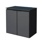 Gabinete Para Banheiro Aço Umbu Tampo Vidro Sem Cuba Cozimax Preto Gabinete Para Banheiro Aço Umbu Tampo Vidro Sem Cuba Cozimax Preto