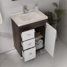 Gabinete para Banheiro Marcela 60 com Pés - Fabribam Amêndoa