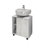 Gabinete Para Banheiro Pequin Bechara Branco Carrara Banheiro