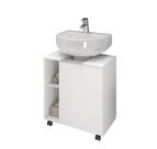 Gabinete Para Banheiro Pequin Branco Bechara Móveis