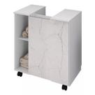 Gabinete Para Banheiro Pequin Sem Pia Branco Carrara
