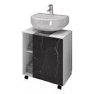 Gabinete Para Banheiro Pequin Sem Pia Branco Nero
