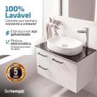 Gabinete para Banheiro Suspenso em Aço Galvanizado Lavável com Cuba de Apoio 62x36 Ares Beltempo Gabinete para Banheiro Suspenso em Aço Galvanizado Lavável com Cuba de Apoio 62x36 Ares Beltempo