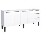 Gabinete para Cozinha Aço Jupiter 1,74m Branco para Pia de 1,80m - P101636 - COZIMAX