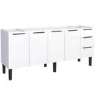 Gabinete para Cozinha Aço Jupiter 1,92m Branco para Pia de 2,00m - P101633 - COZIMAX Gabinete para Cozinha Aço Jupiter 1,92m Branco para Pia de 2,00m - P101633 - COZIMAX