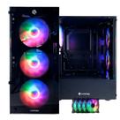 Gabinete Pc Gamer 4 Fans Rgb Inclusas Vidro Lateral e Frontal Para Atx Micro Atx