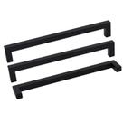 Gabinete Pulls goldenwarm LSJ12BK204 preto fosco 204 mm