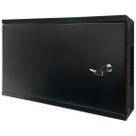 Gabinete Rack de Parede Electriduct 2U em Aço com Fechadura, Preto