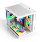 Gabinete sem fonte c3tech gaming aquarius mt-g810wh - branco