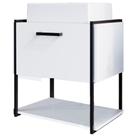 Gabinete Suspenso Banheiro 50 Cm Com Cuba Preto Grafite P1009 Pp Preto Grafite Gabinete Suspenso Banheiro 50 Cm Com Cuba Preto Grafite P1009 Pp Preto Grafite