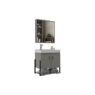 Gabinete Suspenso Maré 60cm com Cuba e Espelheira MDF Gabinete Suspenso Maré 60cm com Cuba e Espelheira MDF