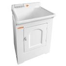 Gabinete Tanque 40L Lavar Roupas Calçados Branco em Fibra Área de Serviço Lavanderia Stilofibras Gabinete Tanque 40L Lavar Roupas Calçados Branco em Fibra Área de Serviço Lavanderia Stilofibras