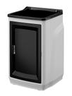 Gabinete Tanque Lavandeira Plástico GTQ0 Branco Preto Astra Gabinete Tanque Lavandeira Plástico GTQ0 Branco Preto Astra