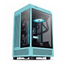 Gabinete Thermaltake The Tower 100 Mini Turquesa 3*G.lateral Vidro /2*120Mm Ca1R300Sbwn00 Gabinete Thermaltake The Tower 100 Mini Turquesa 3*G.lateral Vidro /2*120Mm Ca1R300Sbwn00