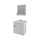 Gabinete Toucador Armário P/ Banheiro Branco Iris Mgm 44cm