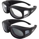 Gafas de Seguridad para Motocicleta Global Vision Outfitter Paquete de 2