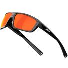 Gafas de Sol ATTCL Polarizadas Envuelventes 5001 para Hombre UV400 Negro+Rojo Gafas de Sol ATTCL Polarizadas Envuelventes 5001 para Hombre UV400 Negro+Rojo