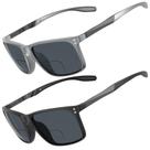 Gafas de Sol Bifocales para Lectura JO Paquete de 2 UV400 para Hombre Negro/Gris