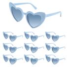 Gafas de Sol Bouiexye Azul con Forma de Corazón UV400 Paquete de 10 Gafas de Sol Bouiexye Azul con Forma de Corazón UV400 Paquete de 10