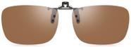 Gafas de Sol Clip On CAXMAN con Lentes Polarizadas Marrón 60mm x 42mm Gafas de Sol Clip On CAXMAN con Lentes Polarizadas Marrón 60mm x 42mm