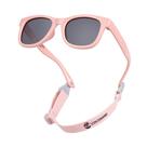 Gafas de sol COCOSAND flexibles polarizadas para bebés en rosa y lentes grises
