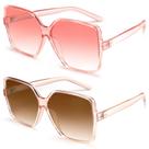 Gafas de Sol Cuadradas Grandes Dollger con Protección UV400 Polarizadas para Mujer