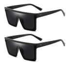 Gafas de sol cuadradas grandes Dollger para mujeres y hombres color negro Gafas de sol cuadradas grandes Dollger para mujeres y hombres color negro