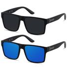 Gafas de sol cuadradas polarizadas oversize LYZOIT UV400 para hombre y mujer