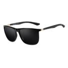 Gafas de Sol Cuadradas Polarizadas ZENOTTIC para Hombre en Fibra de Carbono