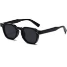 Gafas de Sol Cuadradas Retro AIEYEZO con Montura Gruesa UV400 Unisex