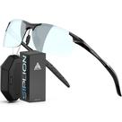 Gafas de Sol Deportivas Polarizadas para Hombre SIPLION Conducción Al-Mg 8177 Plata