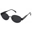 Gafas de Sol DIMENSIP Retro Ovaladas con Montura Dorada para Mujer y Hombre