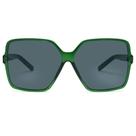 Gafas de sol Dollger cuadradas oversize en verde para mujeres y hombres