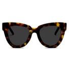 Gafas de sol estilo retro Dollger con forma de ojo de gato polarizadas y de gran tamaño con estampado de leopardo
