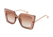 Gafas de Sol FEISEDY de Moda Cuadradas Grandes Champagne para Mujer Gafas de Sol FEISEDY de Moda Cuadradas Grandes Champagne para Mujer
