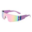 Gafas de Sol FEISEDY sin Montura Y2K Futuristas Envolventes B2927