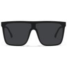Gafas de sol Fozono cuadradas de gran tamaño y tendencia UV400 negro/gris