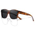 Gafas de Sol HAOLOTA Polarizadas UV400 para Usar Sobre Anteojos para Hombres y Mujeres