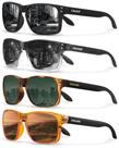Gafas de sol KUGUAOK polarizadas cuadradas mate UV400 para hombres y mujeres