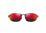 Gafas de Sol Maui Jim Hookipa Polarizadas de Ajuste Universal en Negro