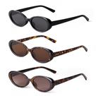 Gafas de Sol Ovaladas Laurinny para Mujer Estilo Retro de los 90 Ligero Paquete de 3