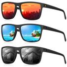 Gafas de Sol Polarizadas CIFOYA Cuadradas UV400 Paquete de 3 para Hombre y Mujer