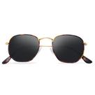 Gafas de sol polarizadas cuadradas hexagonales YWWPMDOF con protección UV400 para mujer y hombre