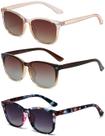 Gafas de Sol Polarizadas DUSHINE para Mujer con Protección UV400 (Paquete de 3)