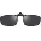 Gafas de sol polarizadas grises CAXMAN con clip y diseño abatible