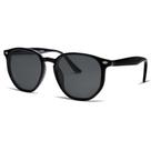 Gafas de sol polarizadas hexagonales negras VANLINKER para mujer