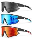 Gafas de Sol Polarizadas KALIYADI para Hombre Ciclismo y Running x3