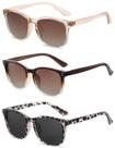 Gafas de Sol Polarizadas NCLLCE para Mujer con Protección UV400 (Paquete de 3)